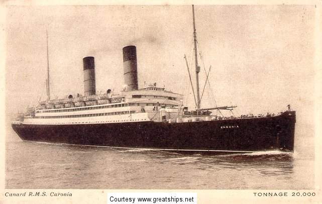 Image of ss Caronia (Cunard Line)