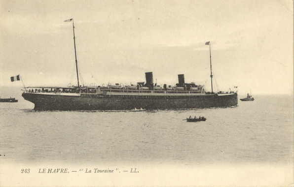 Image of ss La Touraine (French Line)