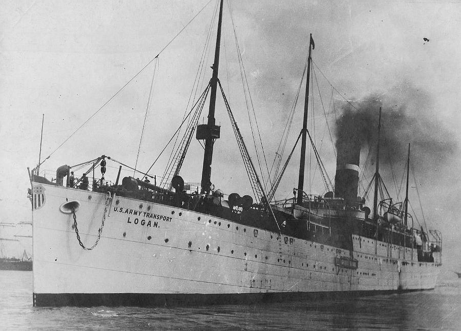 Image of USAT Logan (formerly ss Manitoba - Atlantic Transport Line)