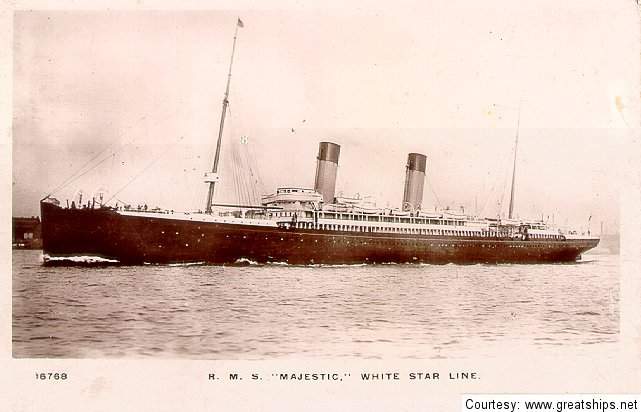 Image of ss Majestic (White Star Line)