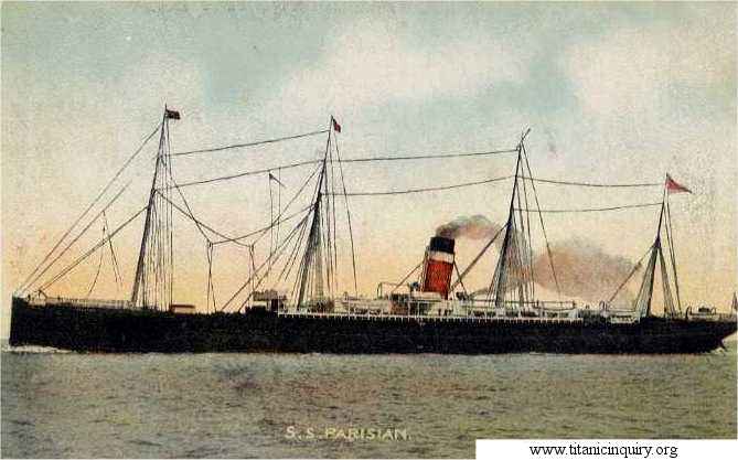 Image of ss Parisian (Allan Line)