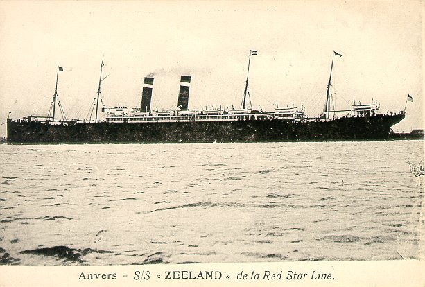 Image of ss Zeeland (Red Star Line)